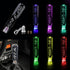 1 PC Car LED Shift Knob with Bubblem, Waterproof Smooth Crystal Vehicle Shifter Replacement, Universal Luminescent Automotive Shifter Knob Accesso...
