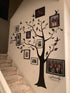 Large Family Tree Wall Deccor for Living Room, DIY Black Photo Frame Wall Decor Sticker Decal Art Décor for Living Room Home Decor(Black Tree)...