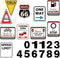 WERNNSAI Racing Car Party Decorations - 10PCS Funny Car Birthday Decoration Signs for Boys Kids Racing Car Theme Party Supplies Racing Cars Route ...