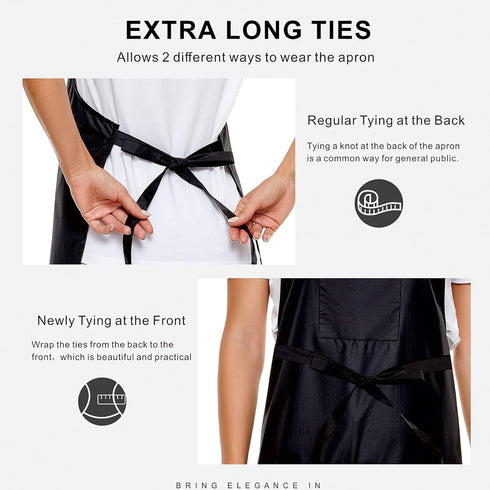 Hair Stylist Apron - Salon Aprons Pu Waterproof Protective Coated - Bleach Proof Barber Apron for Women/Men with Pockets.for Cosmetologist -Dog Gr...
