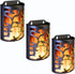 Decorative Lanterns with Timer, Candle Light Flameless Candles Indoor/Outdoor Wall Sconces,Flickering Flames Wall Light for Hallway, Bathroom,Use ...