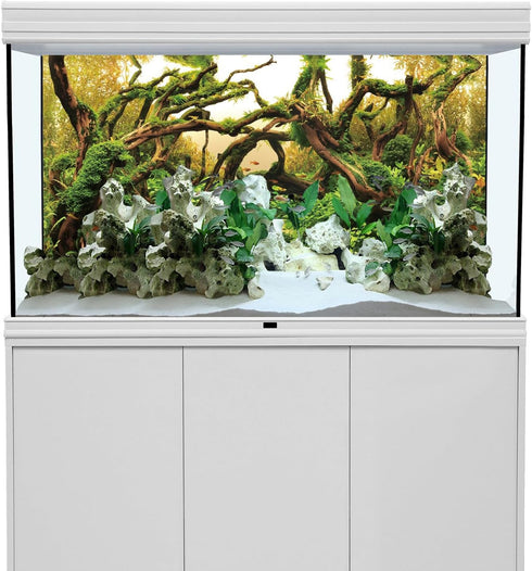 AWERT 36x18 inches Aquarium Background Branches Aquarium Background Aquatic Plant River Bed & Lake Fish Tank Background Vinyl Background...