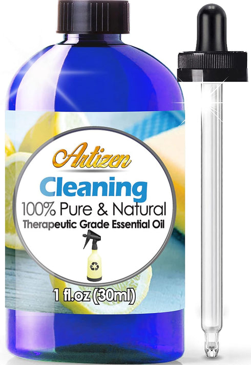 Artizen 30 ml Oil – Cleaning Blend of Essential Oils – Mix in Spray Bottle for Kitchen/Home/Bathroom Cleaner or Air Freshener Spray – Home Essenti...
