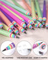 Nicpro 24PCS Rainbow Pencils HB #2, Cute Pastel Pencils Pre-Sharpened Wooden Pencils, Break-Resistant & Eco-friendly Recycled Paper Pencil For Kid...
