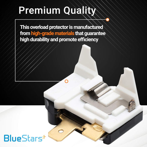 Ultra Durable 6750C-0004R Refrigerator Overload Protector Replacement Part by BlueStars - Compatible with LG & Kenmore Refrigerators - Replaces 67...