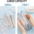 Stanaway Clear Pencil Bag Preppy- Chenille Varsity letter Cosmetic Bag Classy Waterproof Portable Transparent PVC Zipper Clutch Bag Pencil Bag for...