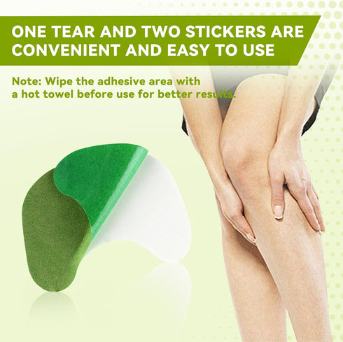 Knee Patches, Heat Patches for Joint Back Shoulder Neck, Warming Herbal Patches for Knee Patch, Wormwood Extract Sticker for Knee for 8 Hours, for...