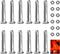 12 Pack Snowblower Shear Bolts 51001500-2-1/8" x 5/16" 51001500 Shear Pins & Nuts Compatible with Ariens 01019500 510015 AM122156 AM1369890 Snow B...