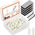 130Pcs Professional Plantation Shutter Repair Kit Includes 50Pcs Spring Loaded Shutter Pins and 80Pcs Tilt Rod Shutter Louvers Staples Shutter Pin...