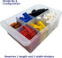IRIS USA Compatible Configurable Large Drawer Dividers for Plastic Storage Craft Cabinets (4X Length + 4X Width Pieces)...