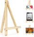 Dolicer Wooden Easel Stand, 1 Pack 9.5" Adjustable Tabletop Easels, Wood Small Easels for Painting Canvas, Portable Art Easel for Kids Adults Arti...