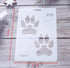 Sowaka 20 Pcs Animal Footprint Stencils Plastic Reusable Painting Templates for Painting on Wood Walls Art Craft Scrapbooking Journal Drawing Home...
