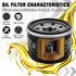 Oil Filter for Yamaha Raptor 660 660R YFM660R 2001-2005 Vstar 1300 XVS1300 2007-2012 Kymco MXU 700i Kymco Xciting 500 Kodiak 700 YFM700 2016-2017 ...