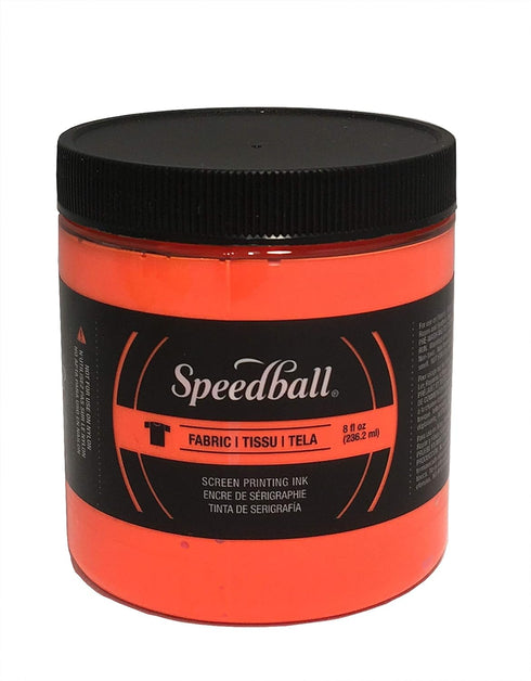 Speedball Screen Prtg Ink 8oz Fluorescent Orange...