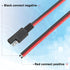 Frienda 14 AWG Connectors Cable Compatible with SAE 30cm 2 Pin Single Plug Disconnect Power Automotive Extension Cable for Motorcycles Cars Charge...