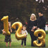 Lovoir 40 Inch Large Gold Number 2 Balloon Extra Big Size Jumbo Digit Mylar Foil Helium Balloons for Birthday Party Celebration Decorations Gradua...