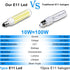 E11 LED Bulb Dimmable,100W Halogen Bulbs Equivalent,T4 Mini Candelabra LED Bulb Dimmable 10W 1000LM,Daylight White 6000K,120V 75W 100W JDE11 LED f...