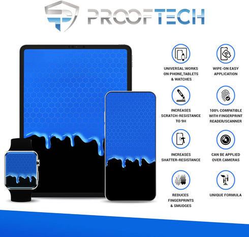 Liquid Glass Screen Protector | Covers up to 6 Devices | for All Smartphones Tablets and Watches | Phone Scratch and Crack Resistant......