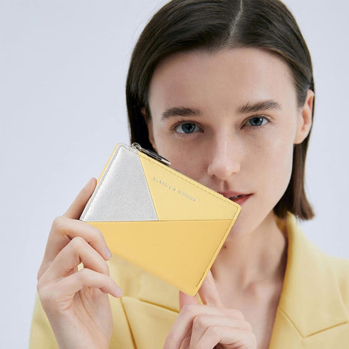 Small Wallets For Women Leather Bifold Slim Zipper Wallet Ladies Credit Card Holder Coin Purse Mini Wallet With ID Window(Yellow)...
