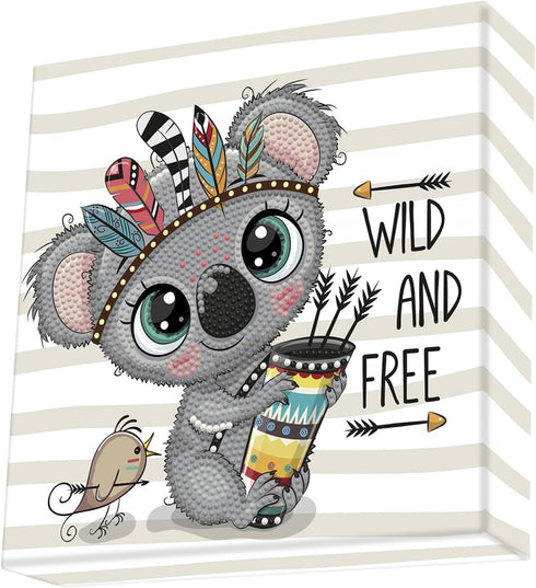 DIAMOND DOTZ ® - Wild & Free Dotz Box, Partial Drill, Round Dotz, Diamond Painting Kits, Diamond Art Kits for Adults, Gem Art, Diamond Art, Kits, ...