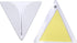 FGen 6pcs Wall Paste Does Not Fall Off Firmly Triangle Type Self-Adhesive Towel Hook...