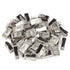 iwillink 100 Pack Shielded RJ45 Cat6 Pass Through Connectors, Ethernet Cable Crimp Connectors STP Network 3 Prong 8P8C 50U Gold Plated Modular Plu...
