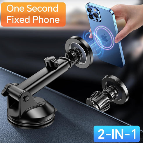 for iPhone MagSafe Car Mount? Windshield + Vent + Dash ?Window Magnetic Phone Holder Car Magsafe Accessories?20 Magnets+ Suction Cup?for iPhone 15...