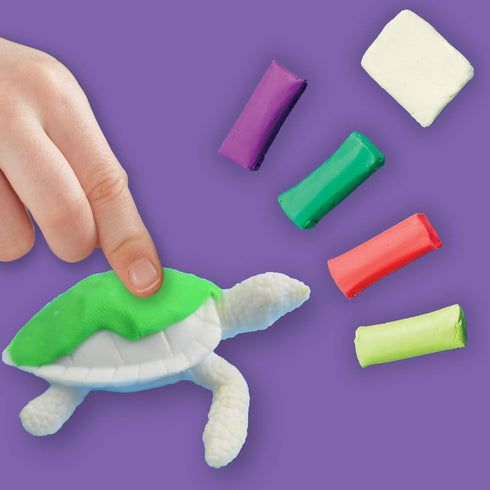 Creativity for Kids Create with Clay Turtle Lagoon – Marine Biology Crafts for Kids - Build a Sea Turtle Habitat with Clay, Multi (6238000) Medium...