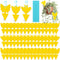 NiHome 48-Pack Yellow Sticky Traps with Twist Ties Indoor & Outdoor Plant Bug Fly Glue Catcher Nontoxic Odorless for Home Garden (Flower)...