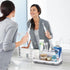 Marble Bathroom Countertop Organizer - Detachable 7 Slots Kids Electric Toothbrush and Toothpaste Holde Drainage for Bathroom Accessories Organiza...