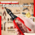 4 in 1 Wire Crimper Stripper 7 Inches Compact Wire Stripper Multi Purpose Electricians Pliers Professional Electrical Cable Stripping Crimping Too...