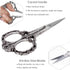 BIHRTC 2 Pairs Sewing Embroidery Scissors 4.5 Inch Embroidery Scissors Stainless Steel Sharp Steel DIY Tools Dressmaker Small Shears for Needlewor...