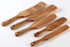 Wooden Spurtles Set for Cooking, 5 Pcs Natural Teak Wood Slotted Spurtles for Stirring, Mixing, Serving, Non-Stick Heat-Resistant Kitchen Utensils...
