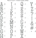 S·E·I Classic Glitter Heat Transfers Iron-on T-Shirt Letters, 3-Inch, Silver 4 Count...