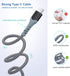 Adaptive Fast Charging Wall Charger Kit Set with USB Type C Cable Fast Charging 10ft, Excgood USB Fast Charger Compatible with Galaxy S8/9+/10e,No...