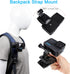 Accessories Set for GoPro Hero 12/11/10/9/8/7/6/5/4,New Quick Release Head Strap Mount + Chest Mount Harness + Backpack Clip Holder + 360°Rotating...