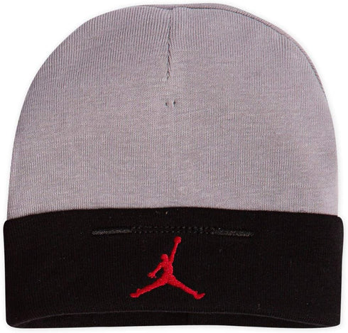 Nike Jordan Infant Baby Hat and Booties Set (Black(LJ0102-K41)/Red, 0-6 Months)...