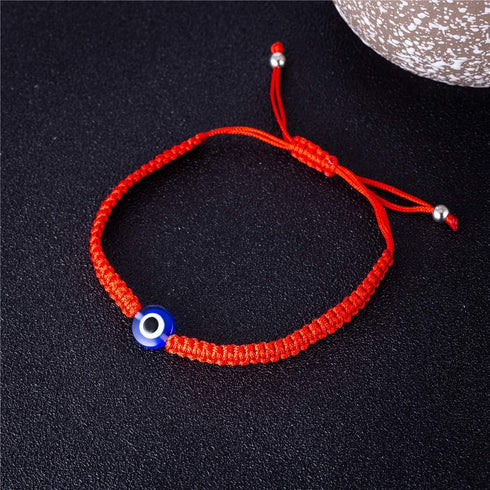 Handmade String Evil Eye Bracelet for Women Men Girls Boys Black Red Thread Adjustable Bracelets Minimalist Jewelry...
