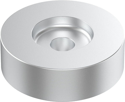 DIGITNOW 45 RPM Adapter, for 7 Inch Vinyl Record Players and Technics Turntables, Solid Aluminum Dome 45 Adapter Silver...