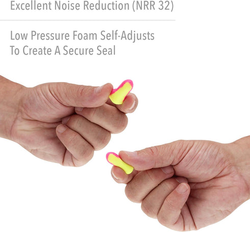 Howard Leight by Honeywell - R-01204 Laser Lite High Visibility Disposable Foam Earplugs, Pack of 1 (50 Pairs),Yellow...