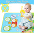 Toys for 1 Year Old Boys and Girls: Love&Mini 3 in 1 Musical Mat for Toddlers 1-3 with Drum 6 Musical Instrument and 8 Animals Sounds Piano Mat To...