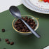 Black Demitasse Espresso Spoons, 5.5'' Mini Coffee Spoons, Set of 6, Stainless Steel, Dishwasher Safe...