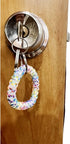 12 Pcs Wrist Coil Wrist Keychain, Colorful Stretch Wristband Key Chain for Gym, Pool, ID Badge...