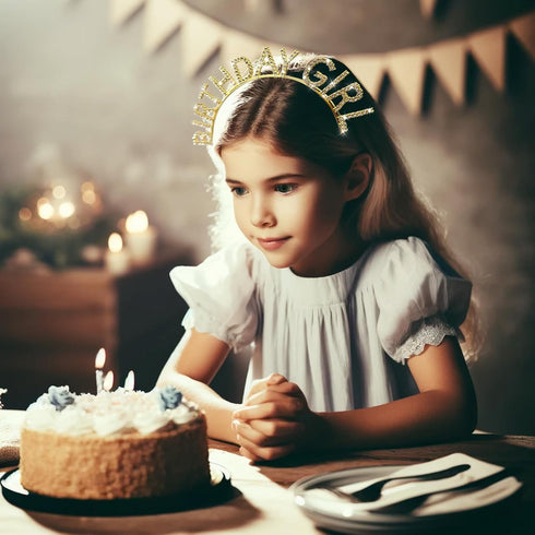 Celebratory Birthday Girl Tiara Headband for Ladies, Women, Girls, Moms, Daughters, Wives, Sisters, Aunts, Grandmothers, and Female Friends...