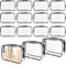 15 PCS Transparent Cosmetic Bags Clear Toiletry Bags Waterproof Makeup Bags PVC Plastic Zippered Organizer Cases for Travel Vacation Bathroom......