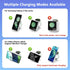 for Samsung Galaxy Z Flip Wireless Charger-2 in 1 Foldable Travel Charging Station, Portable Fast Charger Stand for Samsung Galaxy Z Flip 6/5/4/3,...