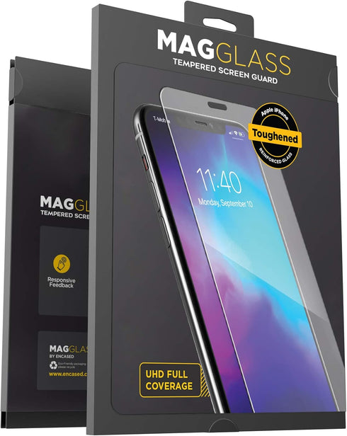 Magglass Tempered Glass Screen Protector Compatible with iPhone 11 - Anti Bubble UHD Clear Full Coverage Display Guard (Case Compatible)...