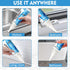 2 Pack Grout Paint Pen Kit - Fast Drying Grout Filler and Sealer for Bathroom, Kitchen Tile Joints and Gaps (White)...