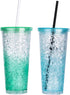DAKOUFISH 9 Inch Black Reusable Plastic Replacement Drinking Straws for 16 oz 20 oz Mason Jar,Tumblers, Set of 12 Pcs Straws with Cleaning Brush (...