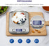 BAGAIL BASICS Digital Kitchen Scale, Premium Stainless Steel Food Scales Weight Grams and Oz for Baking and Cooking, 11lb/5kg with 0.1oz/1g Precis...